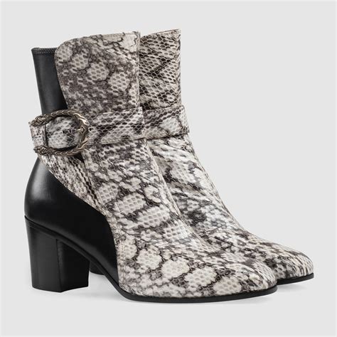 gucci boot snake|Gucci ankle boots suede.